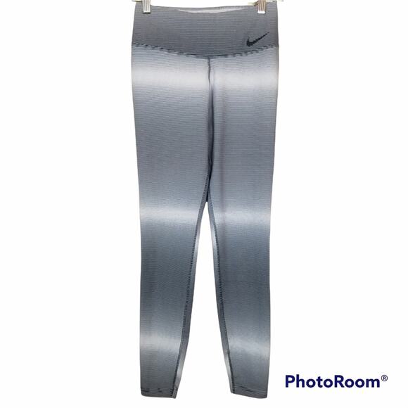 Nike Dri-FIT Ombre Stripe Mid-Rise Leggings S Full Length - Picture 10 of 10